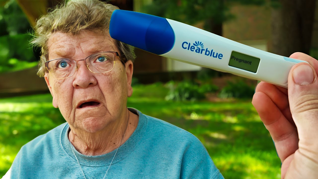 PREGNANCY REVEAL ON GRANDMA!