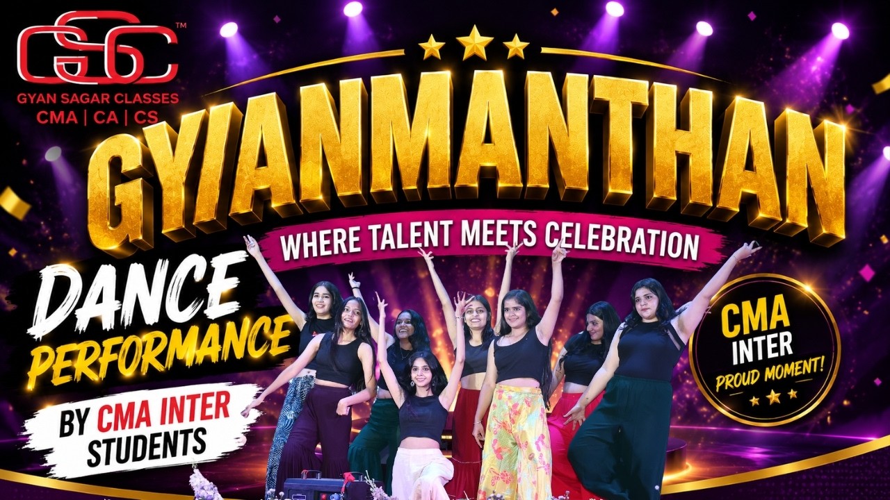CMA Inter Girls Rock the Stage | GYANMANTHAN | GYAN SAGAR CLASSES