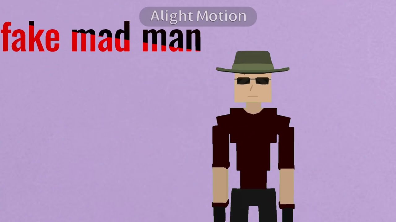 Fake mad man