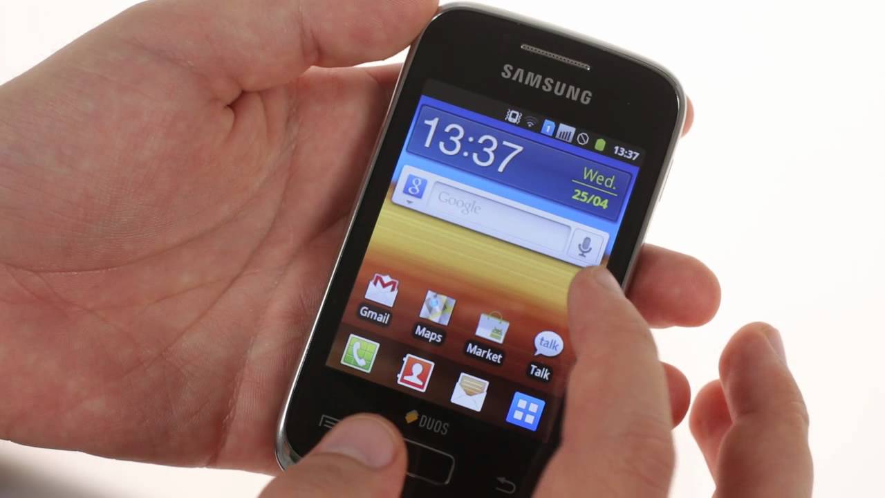 Samsung Galaxy Y Duos S6102 unboxing