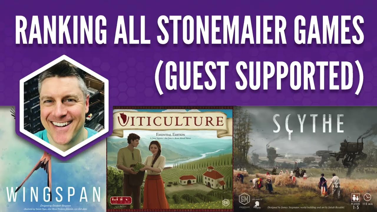 Ranking All 17 Stonemaier Games