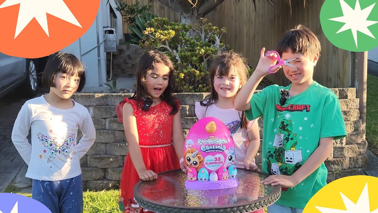 Lucas & April, Plus Friends, Explore Rainbocorns Eggzania – 35+ Surprises!