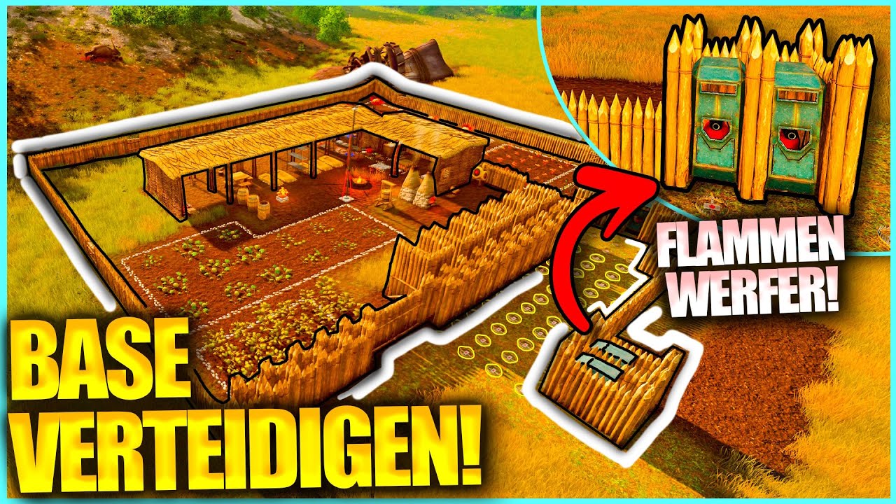 BASE verteidigen mit FLAMMENWERFER | Stranded: Alien Dawn (2024)