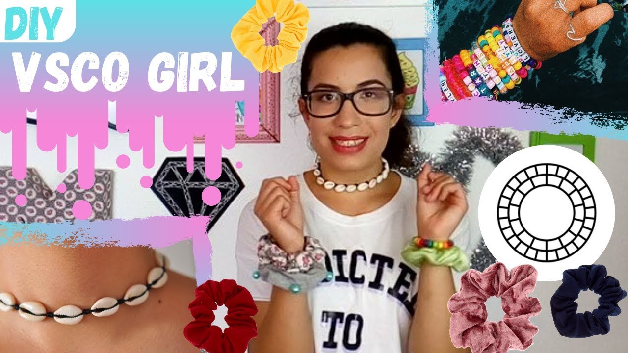 DIY| Como fazer scrunchies e colar de conchas | VSCO girl