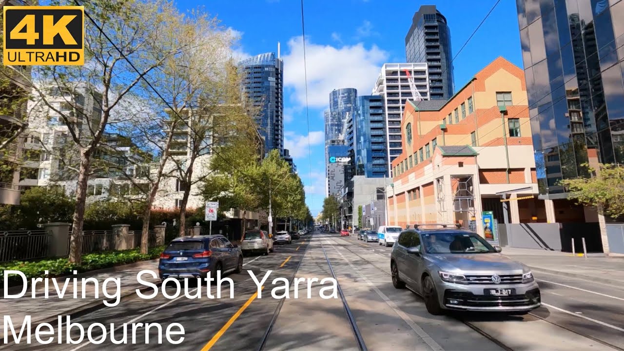 Driving South Yarra | Melbourne Australia | 4K UHD