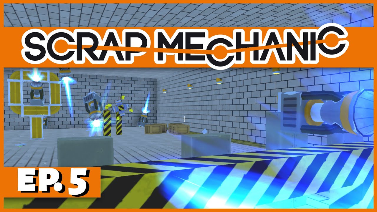 Scrap Mechanic - Ep. 5 - Rocket Thruster Shooting Range! - Let's Play Scrap Mechanic Gameplay