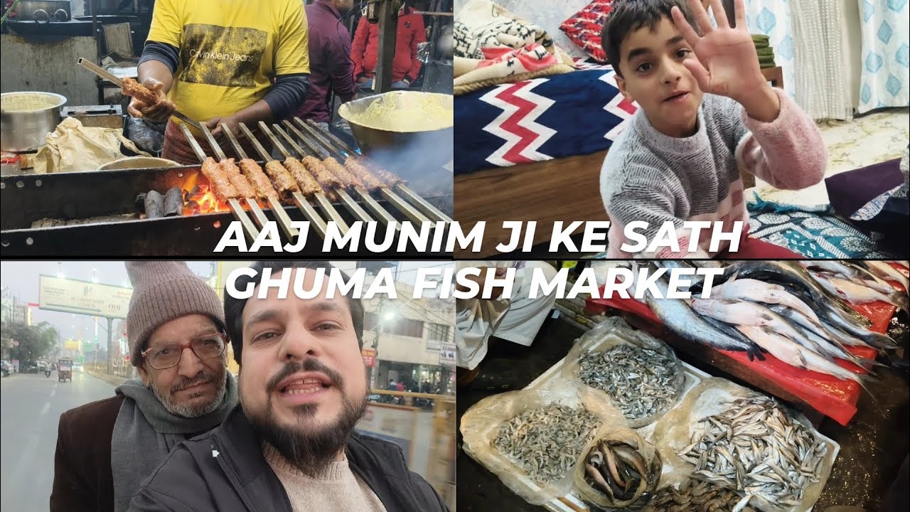 AAJ MUNIM JI KE SATH GHUMA FISH MARKET // #dailyvlogs #vlogging #lifeupdates @akvlogs2a