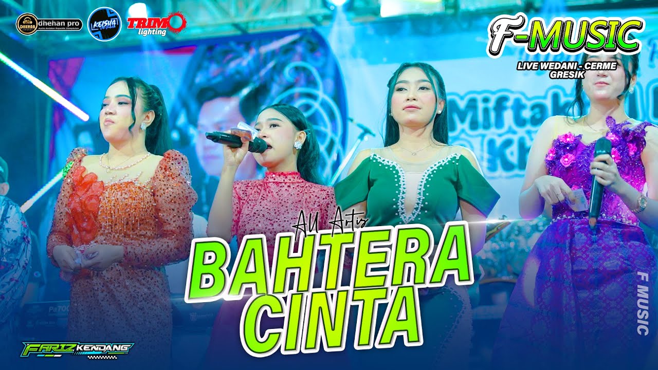 BAHTERA CINTA Versi Cewe ( FARIS KENDANG ) F MUSIC Live Wedani #dhehanpro