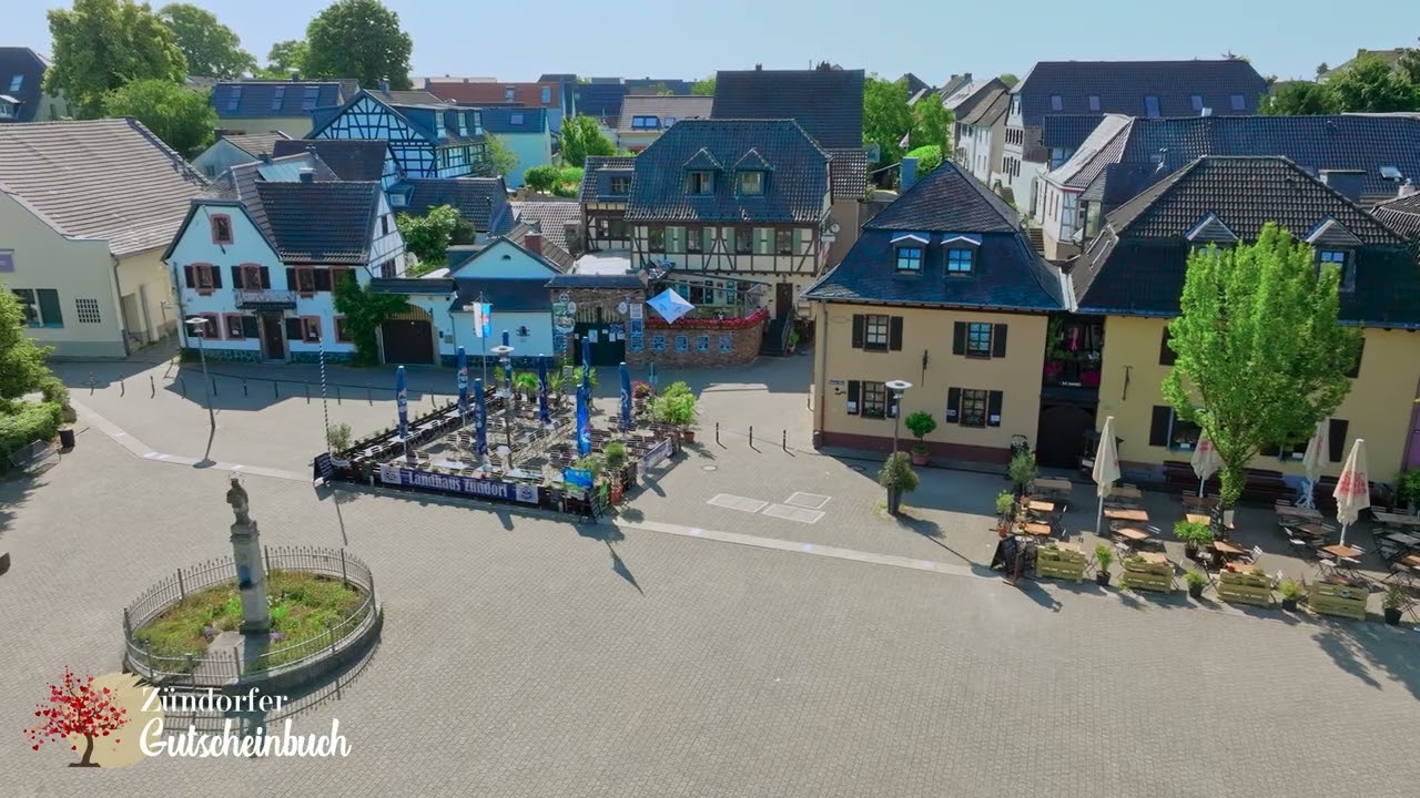 Drohnenflug - Luftaufnahmen von der Freizeitinsel Groov in Z&uuml;ndorf bei K&ouml;ln