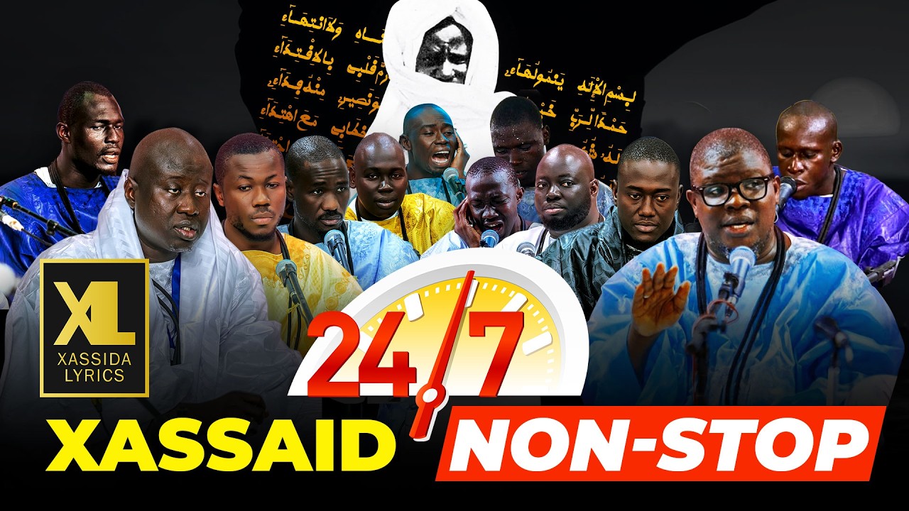 🔴LIVE | Khassaïdes - XASSIDA LYRICS Non-Stop 24H/24 et 7J/7 #khassida #quran #touba #senegal