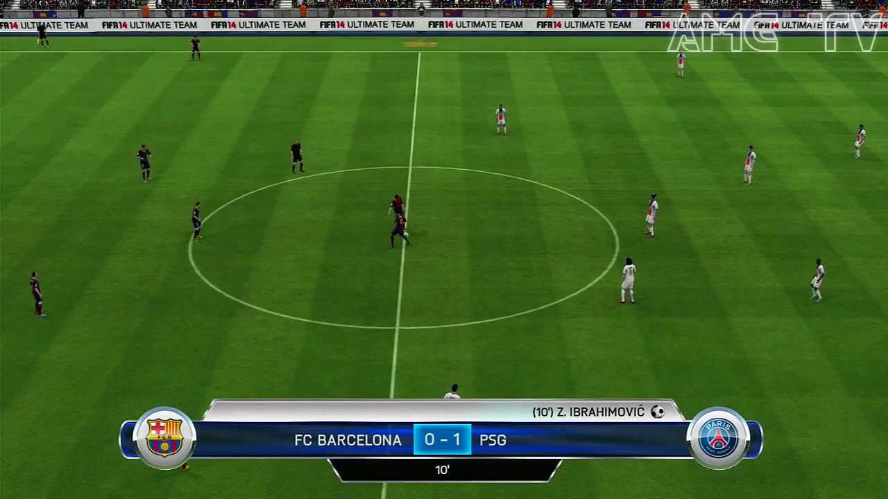 FIFA 14 - Barcelona vs PSG | Full Match