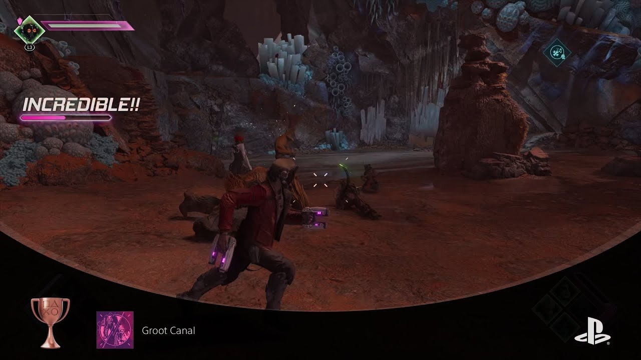 Marvel&rsquo;s Guardians of the Galaxy Trophy Guide &ndash; Groot Canal🥉🏆| Interrupt a Charger with Groot's Call