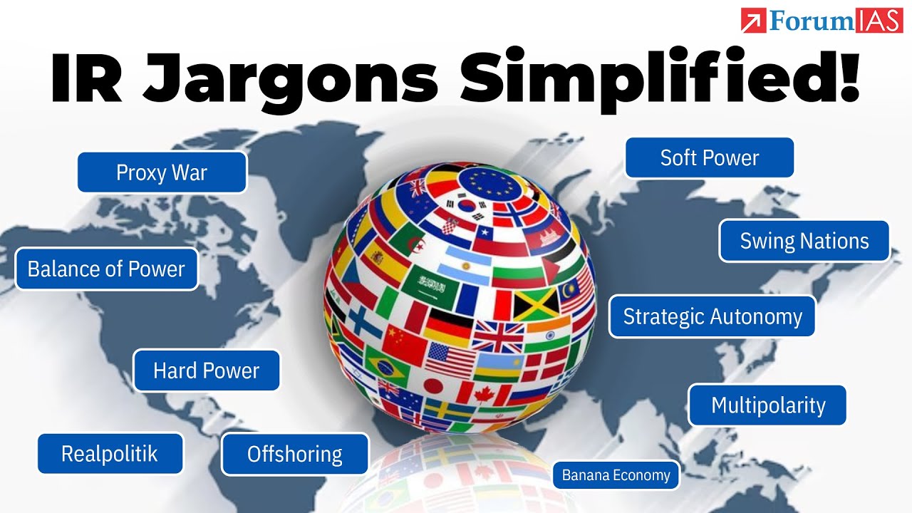 All Important International Relations Jargons in Single Video | Explained #forumias