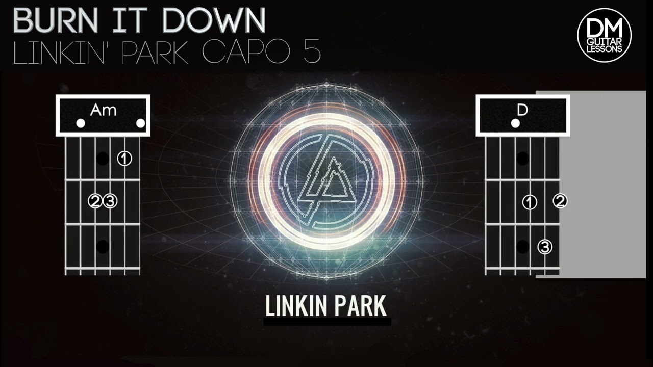 Burn It Down - Guitar Strum along
