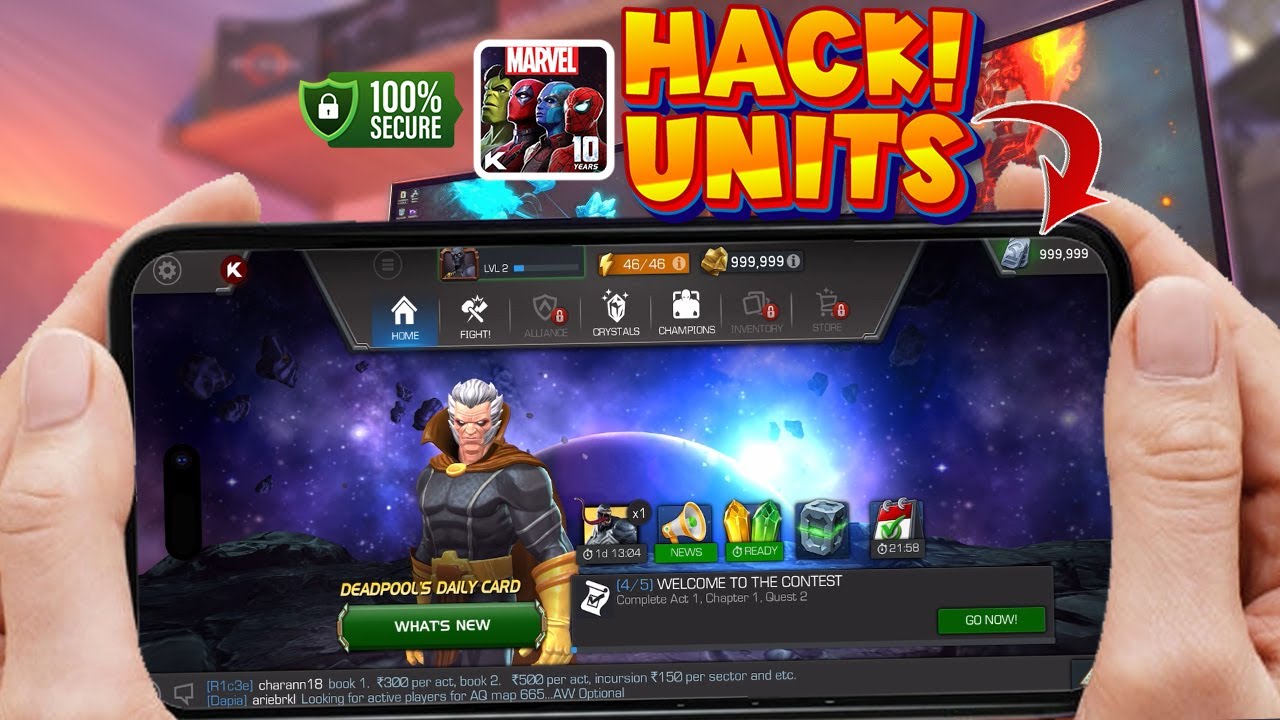 Marvel Contest Of Champions Hack 🤯🔥 How to get free Units and Gold Unlimited in Champions Mod 2025