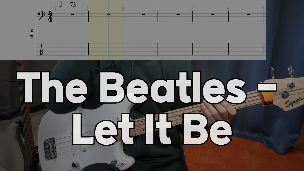 The Beatles - Let It Be [베이스 악보] (Bass Tab)