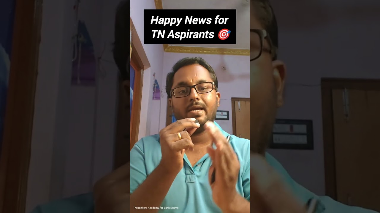 🚨IBPS Update 🚨- Happy News for TN Aspirants  