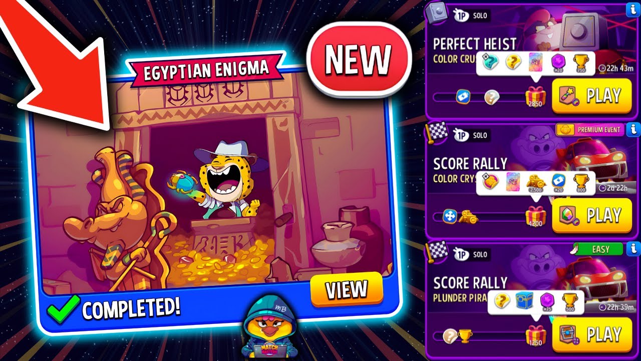 NEW STORY: EGYPTIAN ENIGMA🔥 x3 Solo: Color Crush, Color Crystals, Plunder Pirates