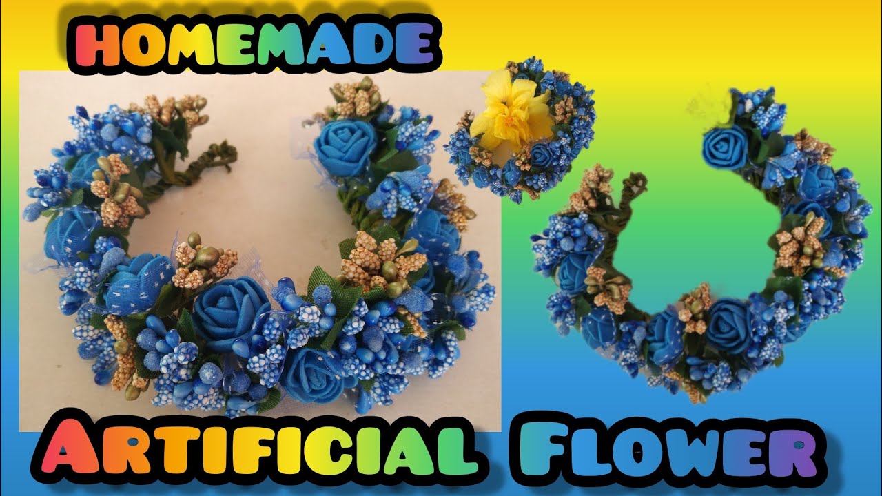 //How To Make Artificial Flower at Home / Pollen Flower / Hair Accessories Making 😍//