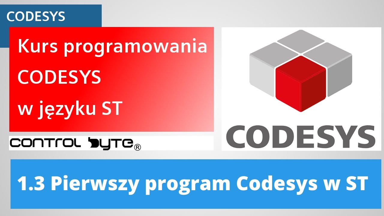 Pierwszy program w Codesys język ST
