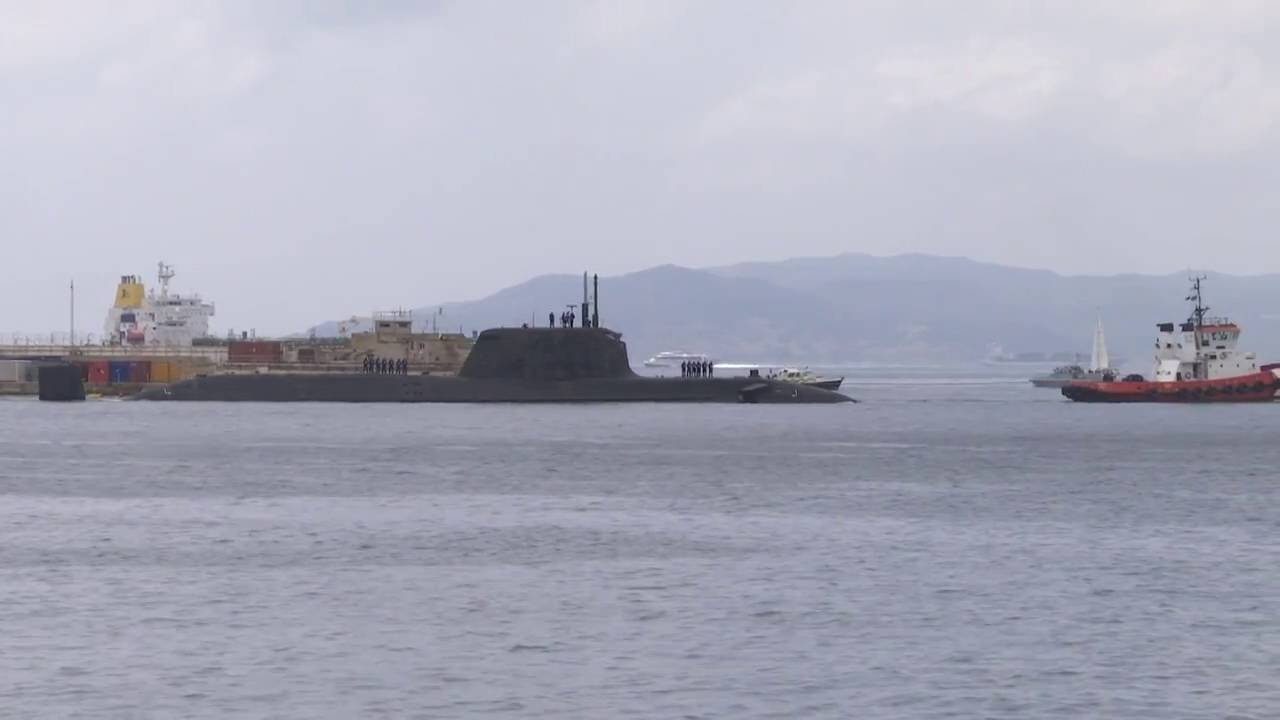 HMS Ambush leaves Gibraltar for repairs in the UK