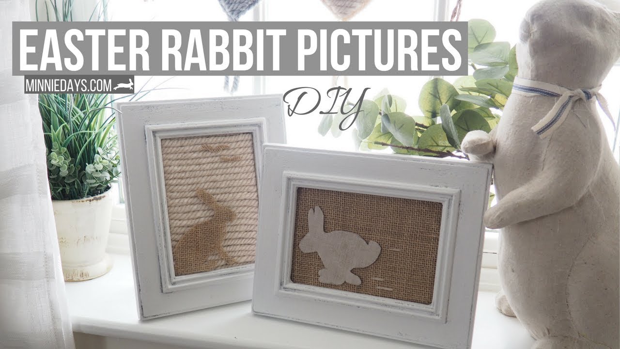 DIY Easter Rabbit Pictures