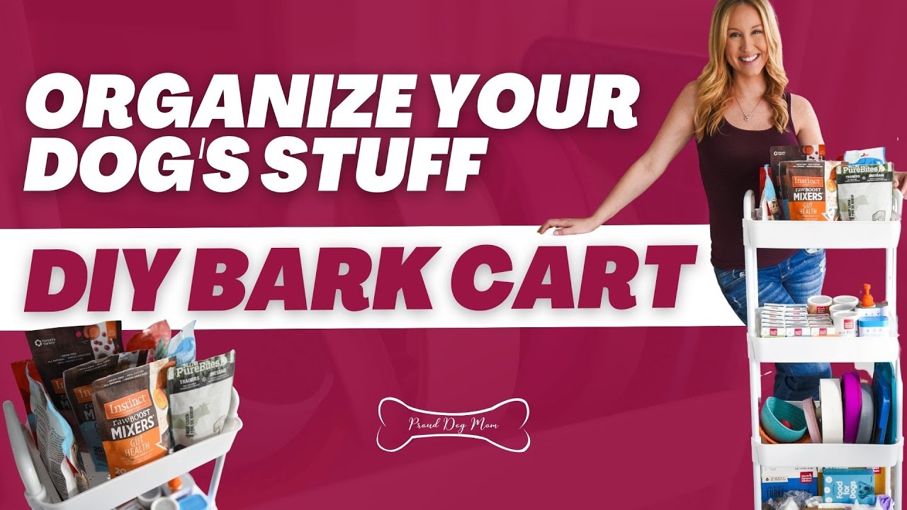 DIY Bark Cart: A Practical Way to Organize Your Dog's Stuff | Proud Dog Mom