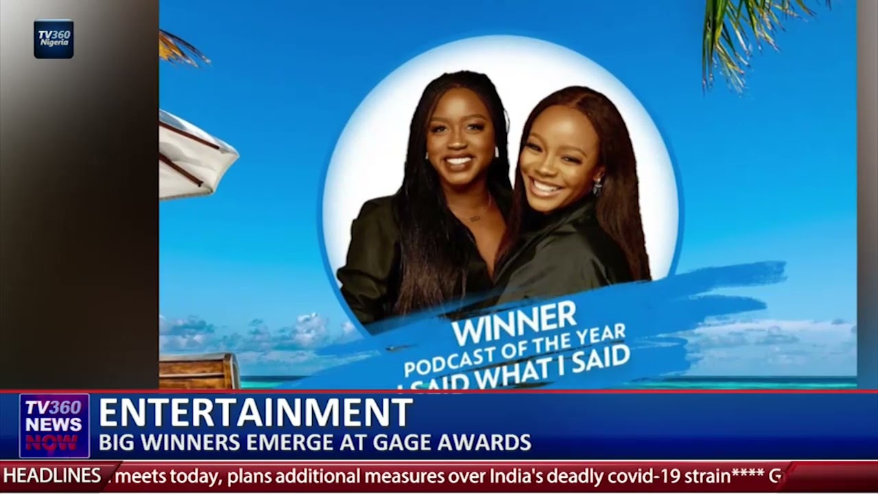 ENTERTAINMENT: BIG WINNERS EMERGES AT GAGE AWARDS