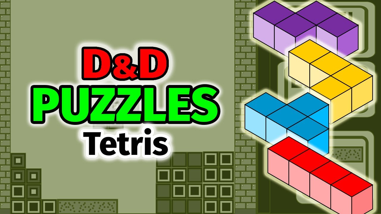 Tetris Inspired Puzzle for D&D - Puzzle Bridge for Dungeons & Dragons #dnd