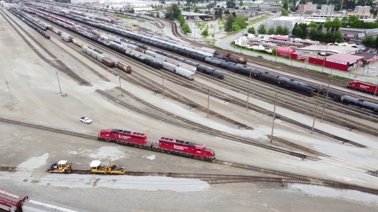 CPRAIL Yard Switching Duties in Port Coquitlam BC