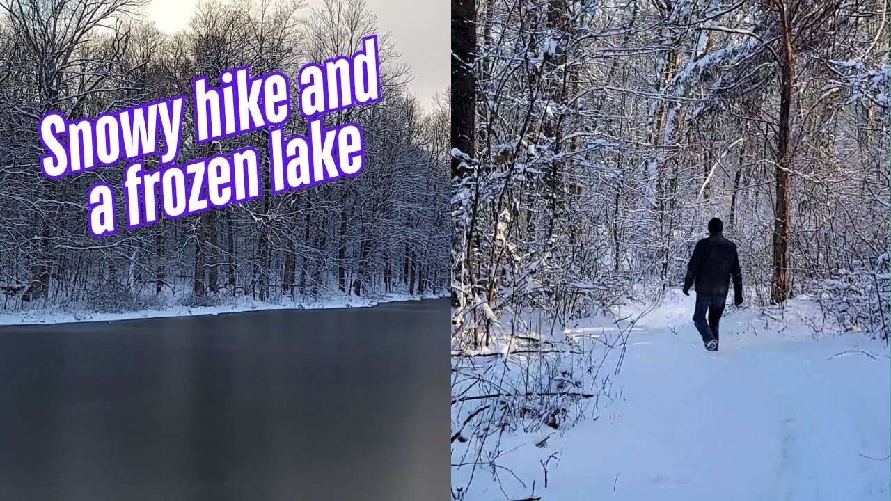 Winter Hike to a Frozen Lake // Trails and Tribulations