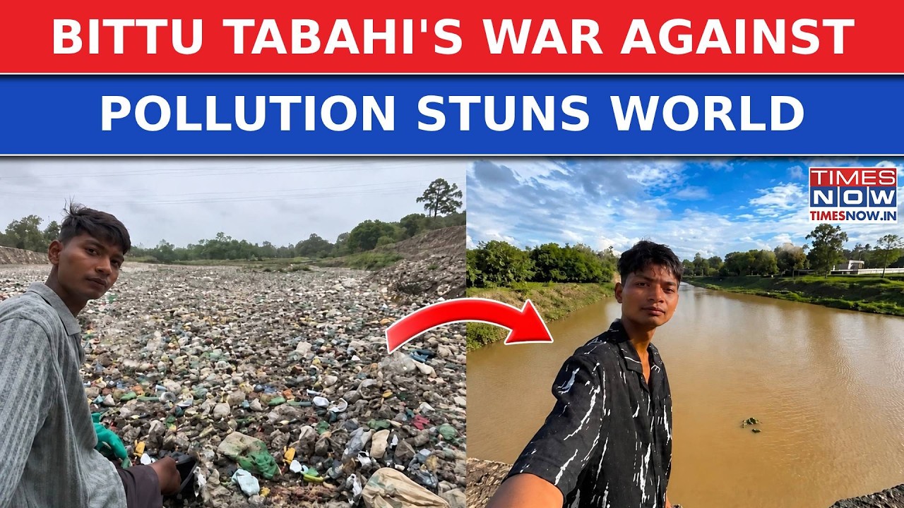 MP's 'Bittu Tabahi' Wages Solo War On Pollution, Cleans Ajnar River By Hand | Forces Civic Action
