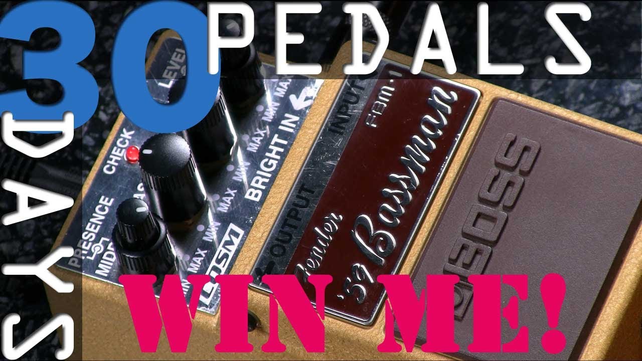 Boss FBM-1 Fender Bassman Bitesize Review - 30 Days, 30 Pedals - WIN!