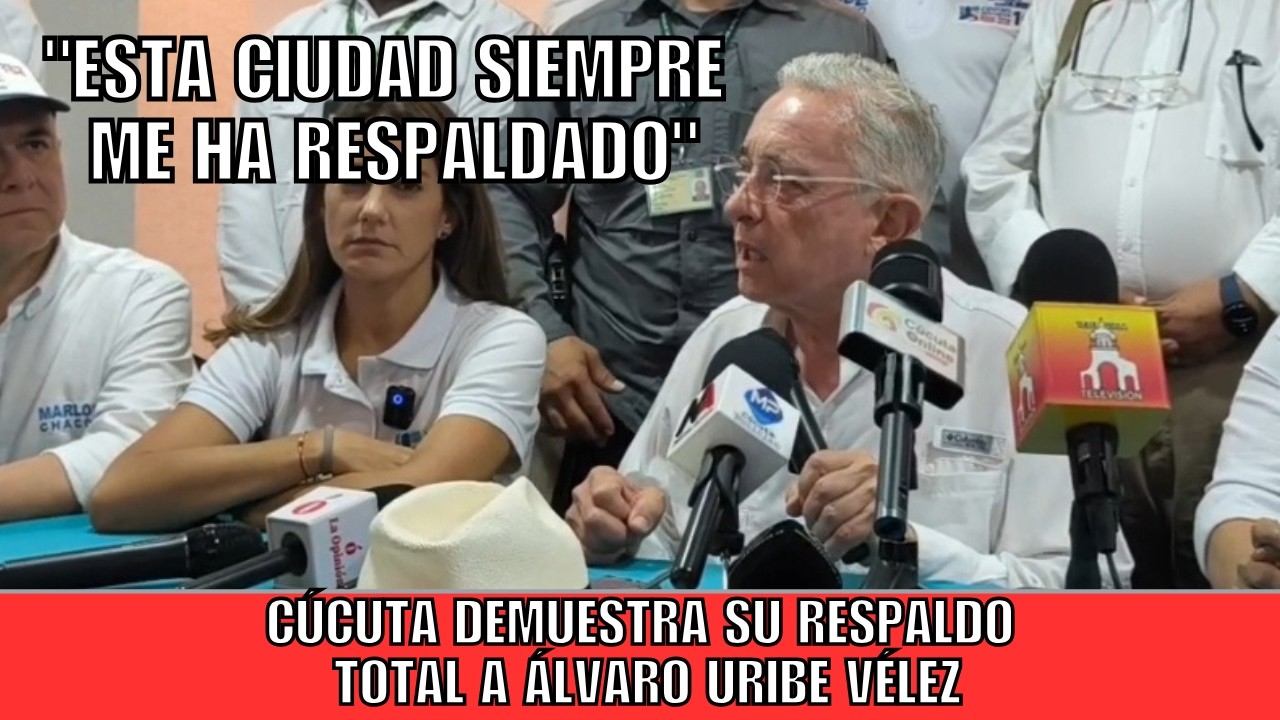 Cúcuta demuestra su respaldo total al Ex presidente Álvaro Uribe Vélez