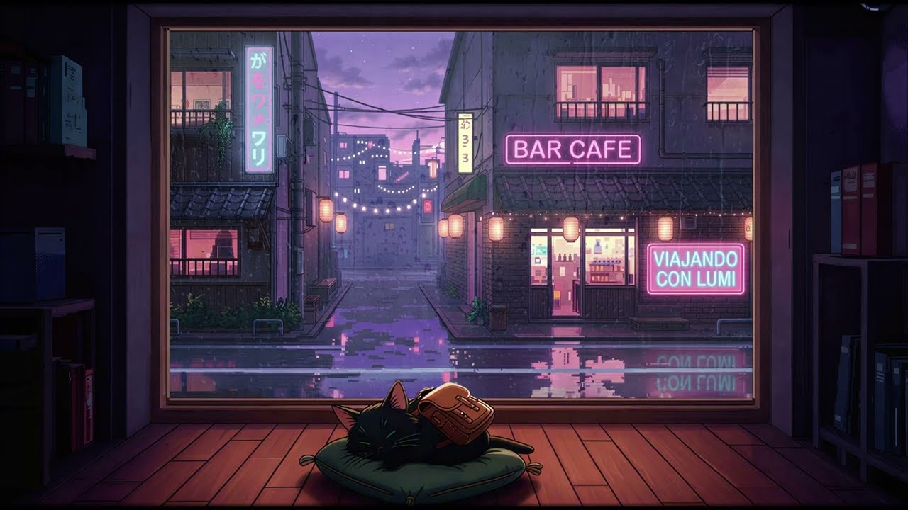 Lumi’s Rainy Day at Home 🏠🌧️ | Tarde de Lluvia en Casa con Lumi (Ghibli Style)