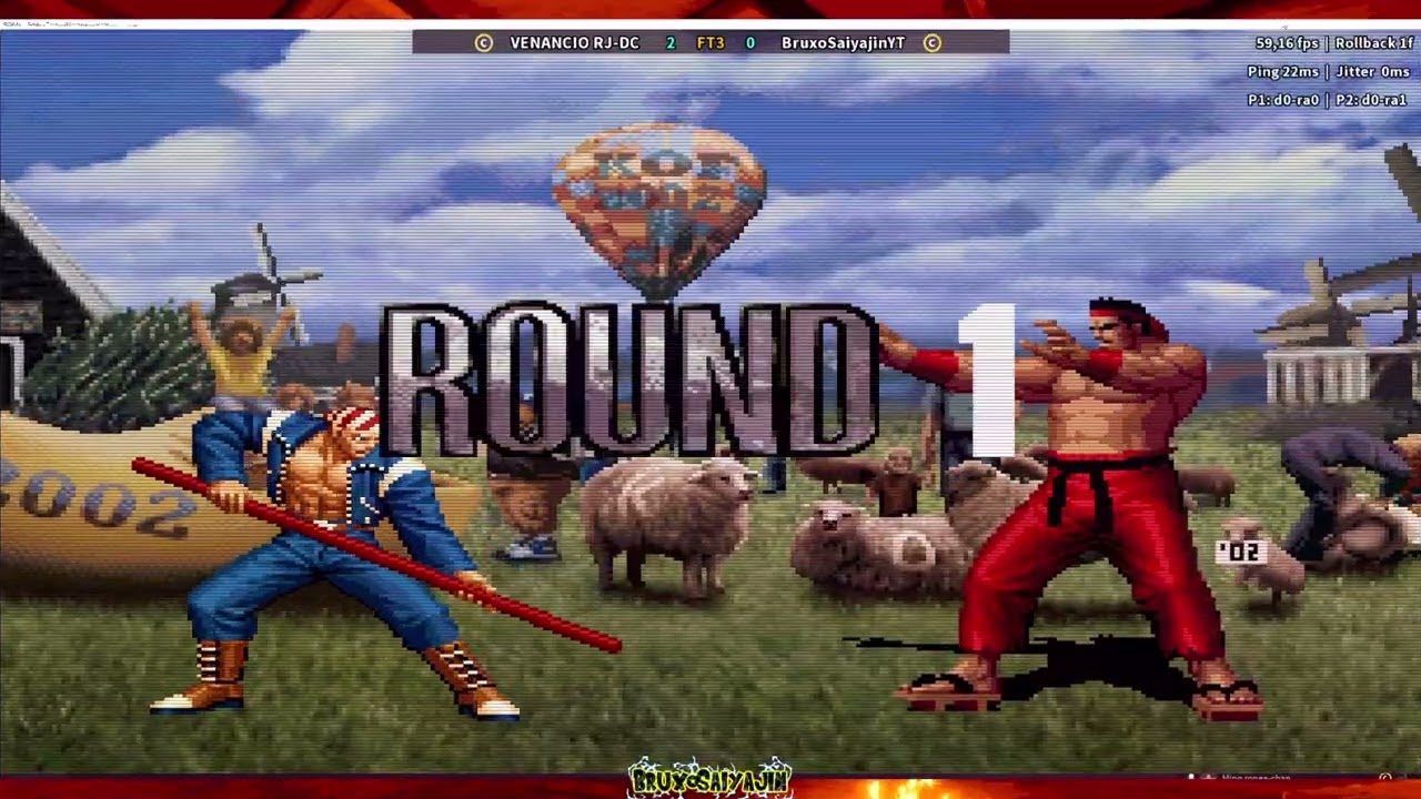 KOF 2002 [Ranked Match] Random select -- Luta bacana mais os brothers