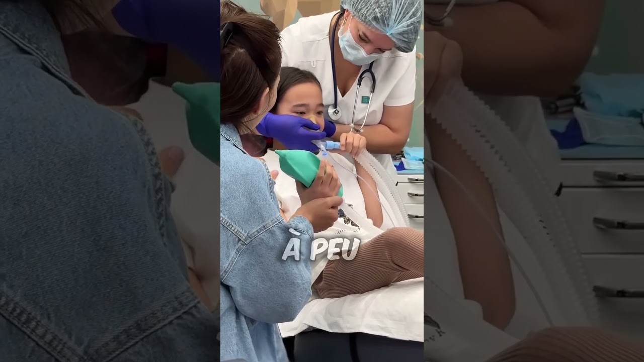 Cette petite fille est tr&egrave;s courageuse