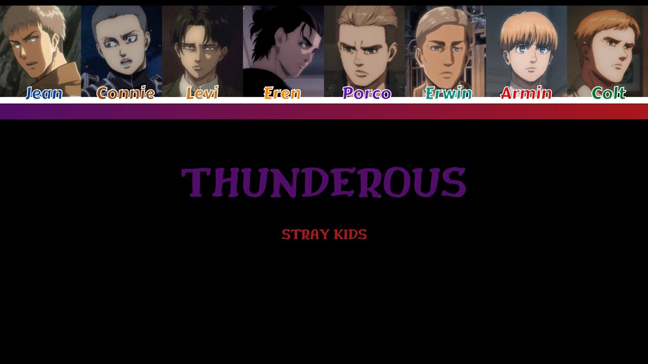 How Would AOT Boys Sing 'Thunderous' By Stray Kids?