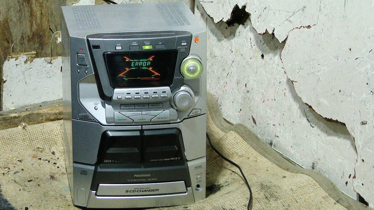Smash Panasonic Hi Fi System