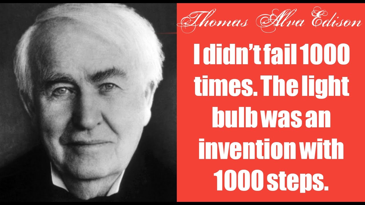 Thomas Alva Edison quotes. Favourite quotes Thomas Alva edison