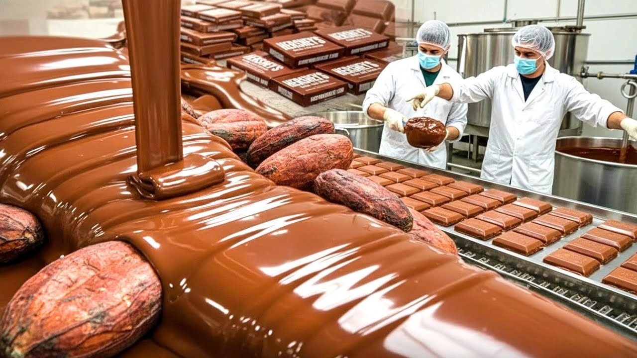 Inside the Chocolate Factory | From cocoa beans to Michelin desserts (candy bars)