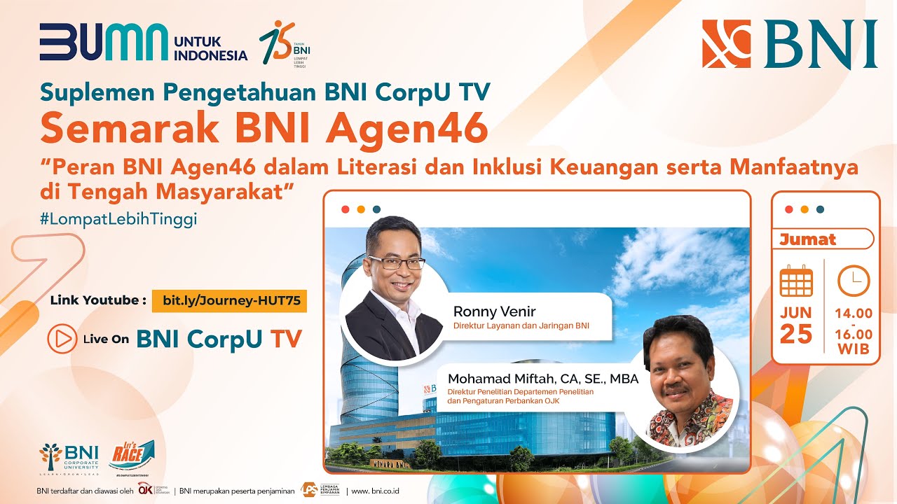 Peran BNI Agen46 dalam Literasi dan Inklusi Keuangan serta Manfaatnya di Tengah Masyarakat