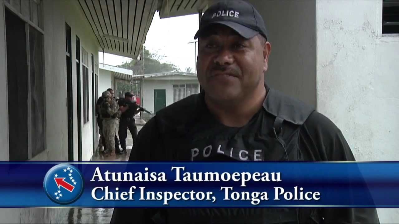 25ID Soldiers train with Tongan Police w lower thirds