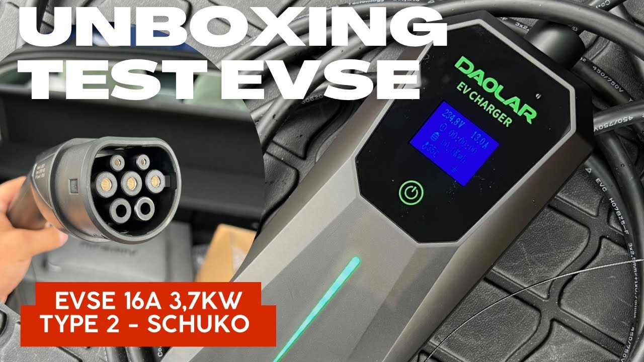 Unboxing i prezentacja EVSE Daolar F07B-E EV Charger