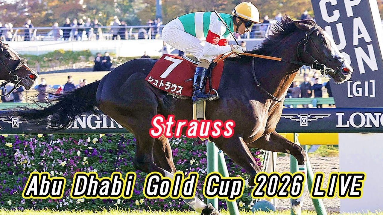 アブダビゴールドカップ ライブ シュトラウス出走予定 Strauss #海外競馬