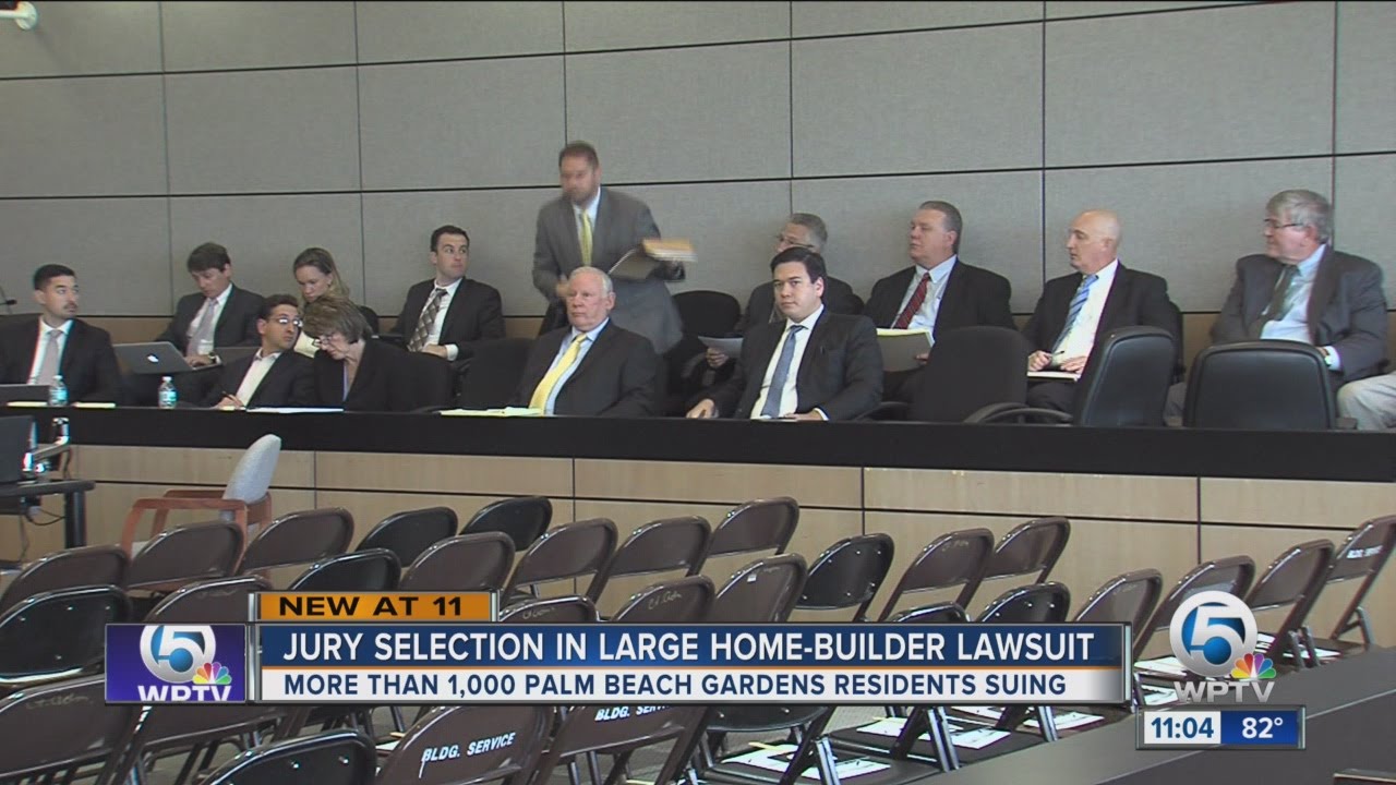 Jury selection begins in Palm Beach Gardens home builder lawsuit