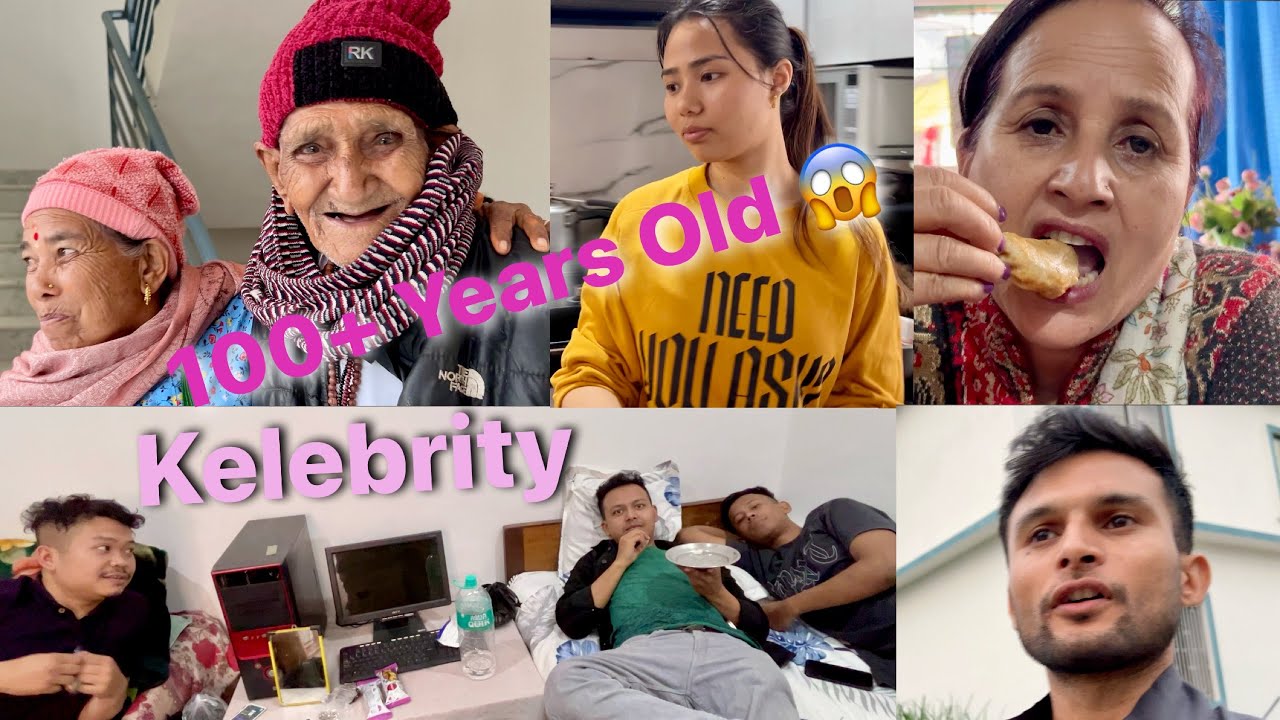 Local Kelebrity Came From Sikkim || Visiting 100 Years Old Great GrandFather
