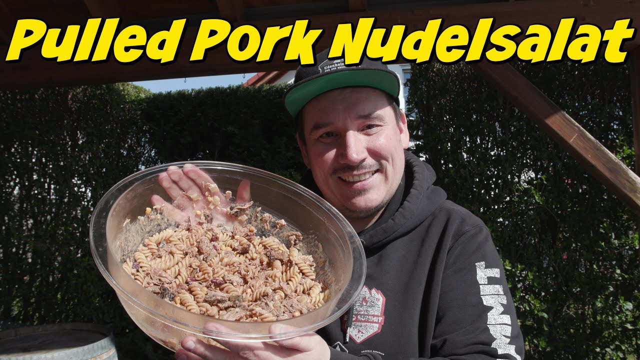 PULLED PORK NUDELSALAT - Der perfekte BBQ Partysalat