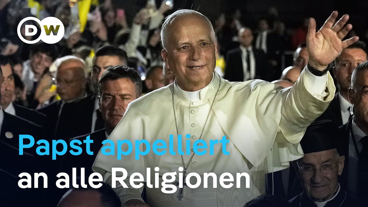 Leo XIV. beendet seine Nahostreise mit gro&szlig;em Gottesdienst | DW Nachrichten