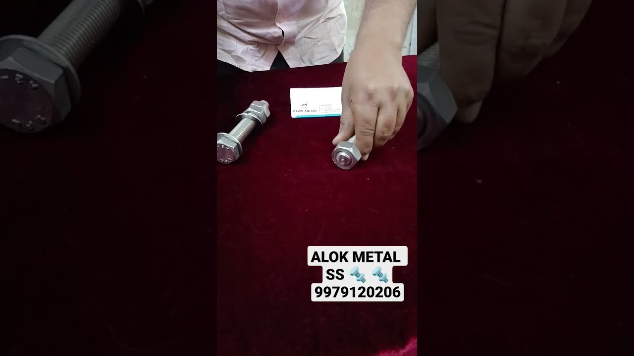 Stainless Steel Nut Bolt & Washer #nutbolt #fastener #304stainlesssteel  #hardware